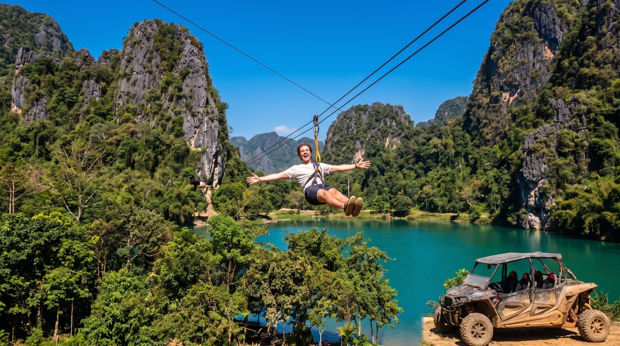 Buggy + Zipline + Blue Lagoon 2